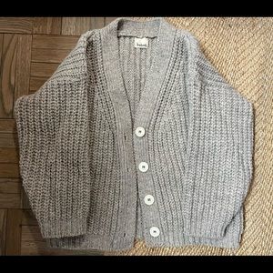Babaa wool cropped cardigan